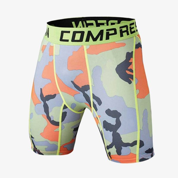 Camo Print Compression Shorts - Image 3